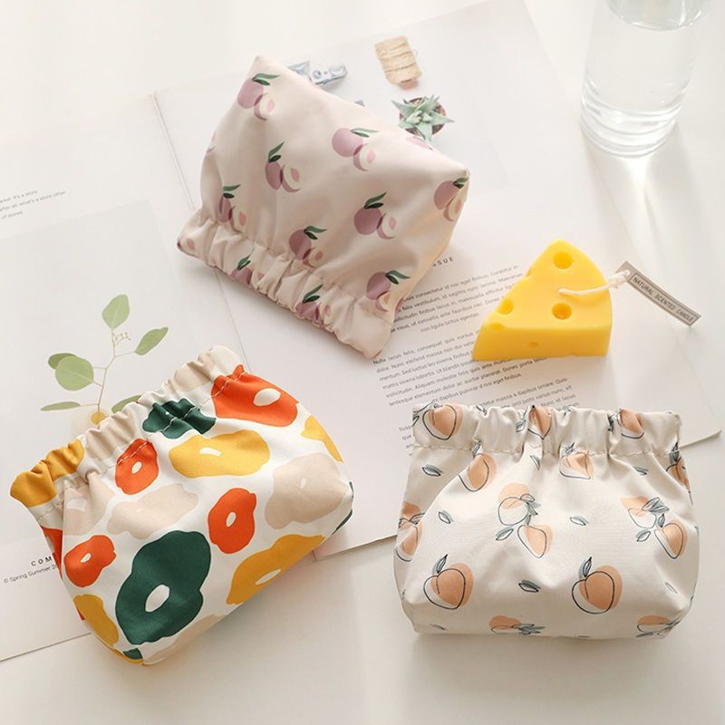 Túi Đựng Băng Vệ Sinh Túi Đựng Băng Vệ Sinh Cho Nữ Túi Đựng Thẻ Tín Dụng Túi Đựng Khăn Ăn Mỹ Phẩm Ví Đựng Xu Bằng Cotton | Top3C01