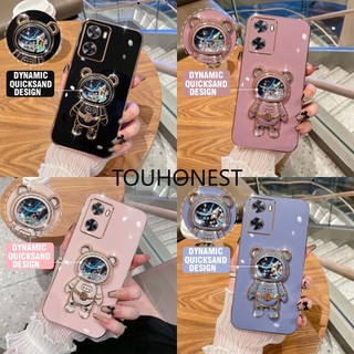 Ốp Lưng Kim Tuyến Nước Nhiều Mẫu Mã Cho Điện Thoại Casing Oppo A77S Case Silicone Liquid Quicksand Astronaut Bracket Stand Soft Cover Phone Cases