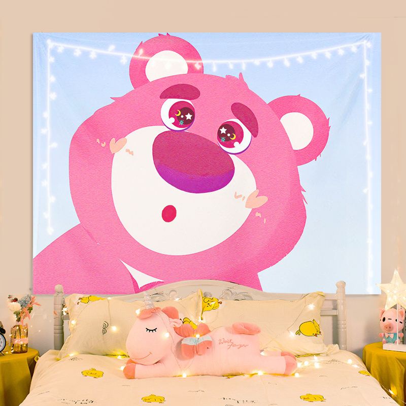 Disney Thảm Treo Tường Trang Trí Hình Gấu Hồng Dễ Thương