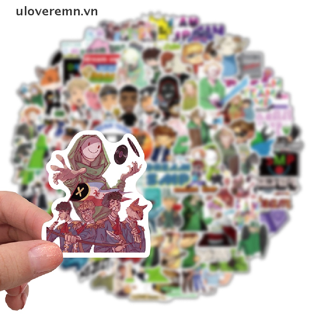 Set 100 Sticker Chữ Dream Smp Dán Trang Trí Ván Trượt Laptop Xe Máy