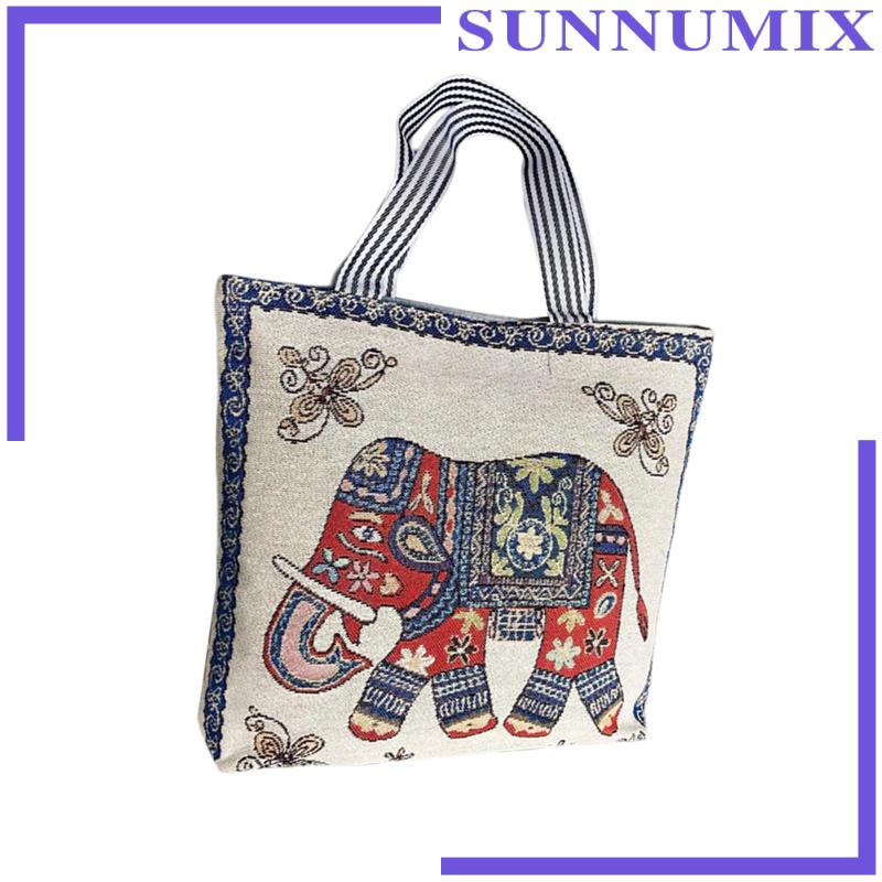 Túi Vải Canvas Đeo Dưới Cánh Tay Trọng Lượng Nhẹ Có Khóa Kéo Cho Nữ