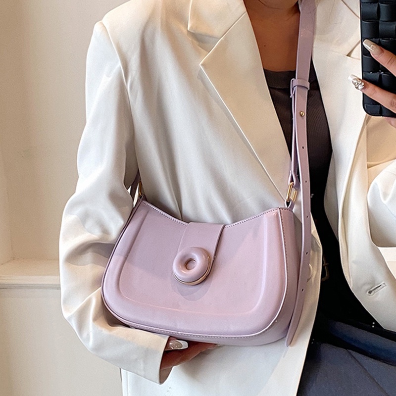 Túi Đeo Vai Hình Vuông Cỡ Nhỏ Bằng Da Mềm Màu Kẹo Phong Cách Hàn Quốc Thời Trang Cho Nữ