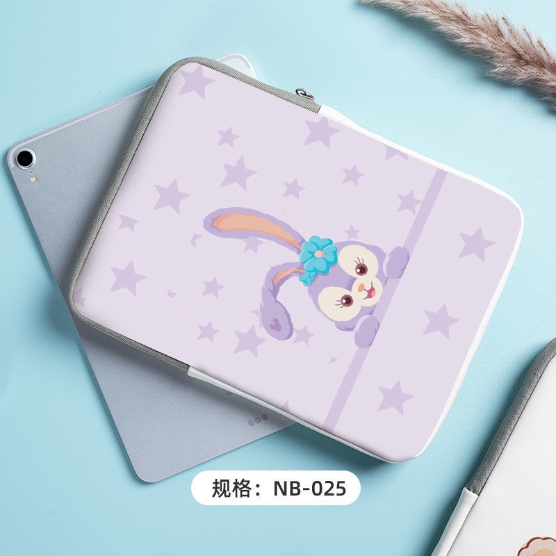 Túi Da Pu Đựng Laptop / Máy Tính Bảng Cỡ Lớn Chống Sốc Họa Tiết Chú Gấu Và Dâu Tây Dễ Thương 11-Inch / 15-Inch