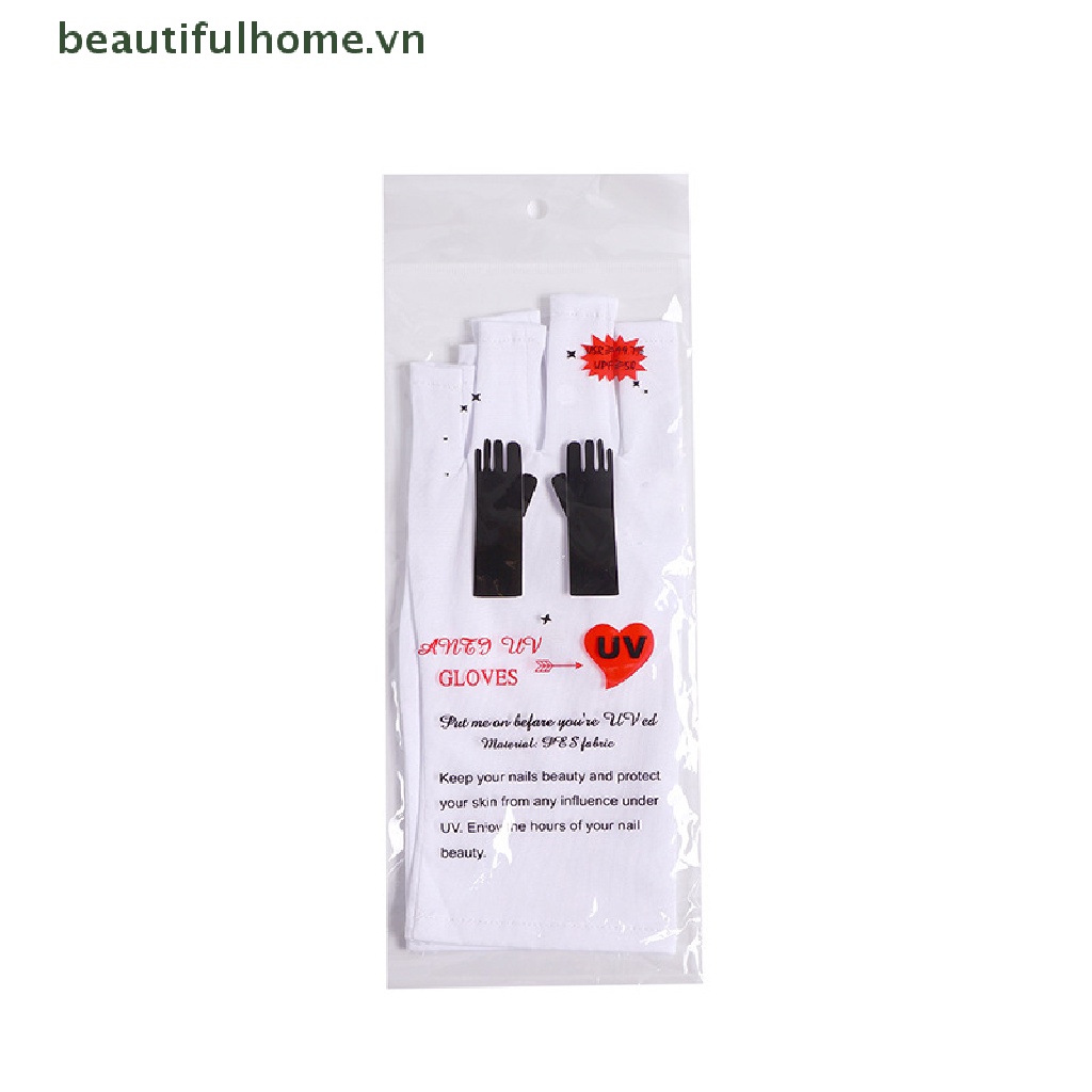 Găng Tay Bảo Vệ Chống Tia UV Khi Làm Móng