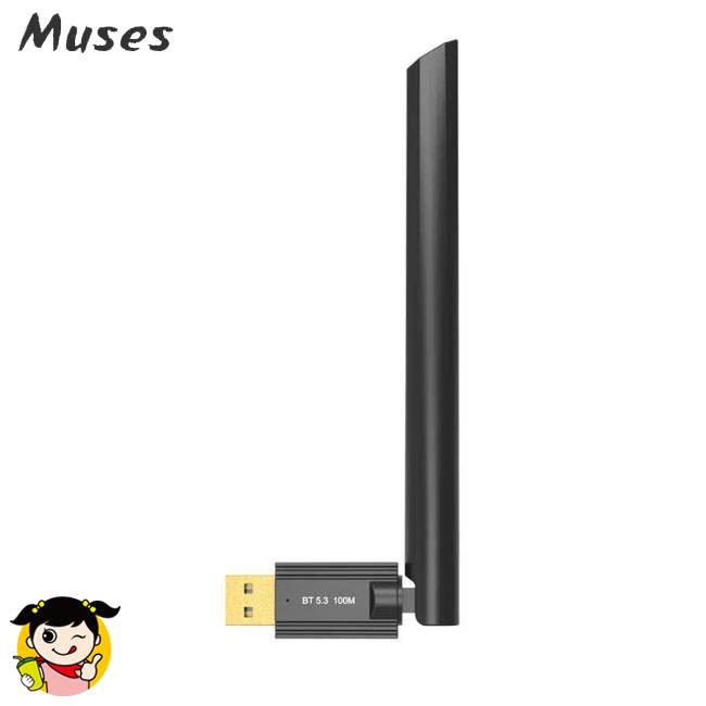 Usb Thu Phát Tín Hiệu Bluetooth 5.3 Phạm Vi 100m Cho Máy Tính
