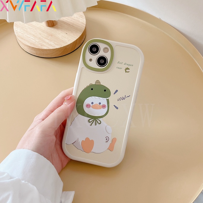 Ốp Điện Thoại Bằng TPU Chống Sốc Hình Vịt Hoạt Hình Cho Samsung S23 S23 + S23Ultra S22 S22 + S22Ultra S21 S20 FE M23 M32 A13 A12 M12 A03A03S A02S