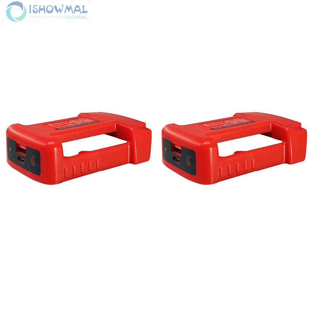 Bộ Sạc Pin Nhanh TYPE-C + USB QC3.0 18V Cho Milwaukee