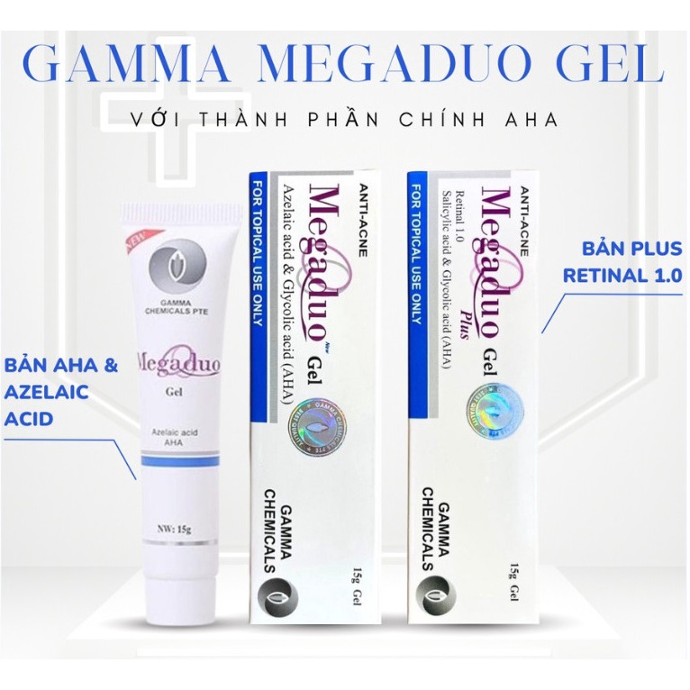 Gel Giảm Mụn Ẩn Và Thâm Gamma Megaduo Gel 15g