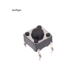 Lanf 100Pcs 6x6x4.5mm Panel PCB Momentary Tactile Tact Push Button Switch EN