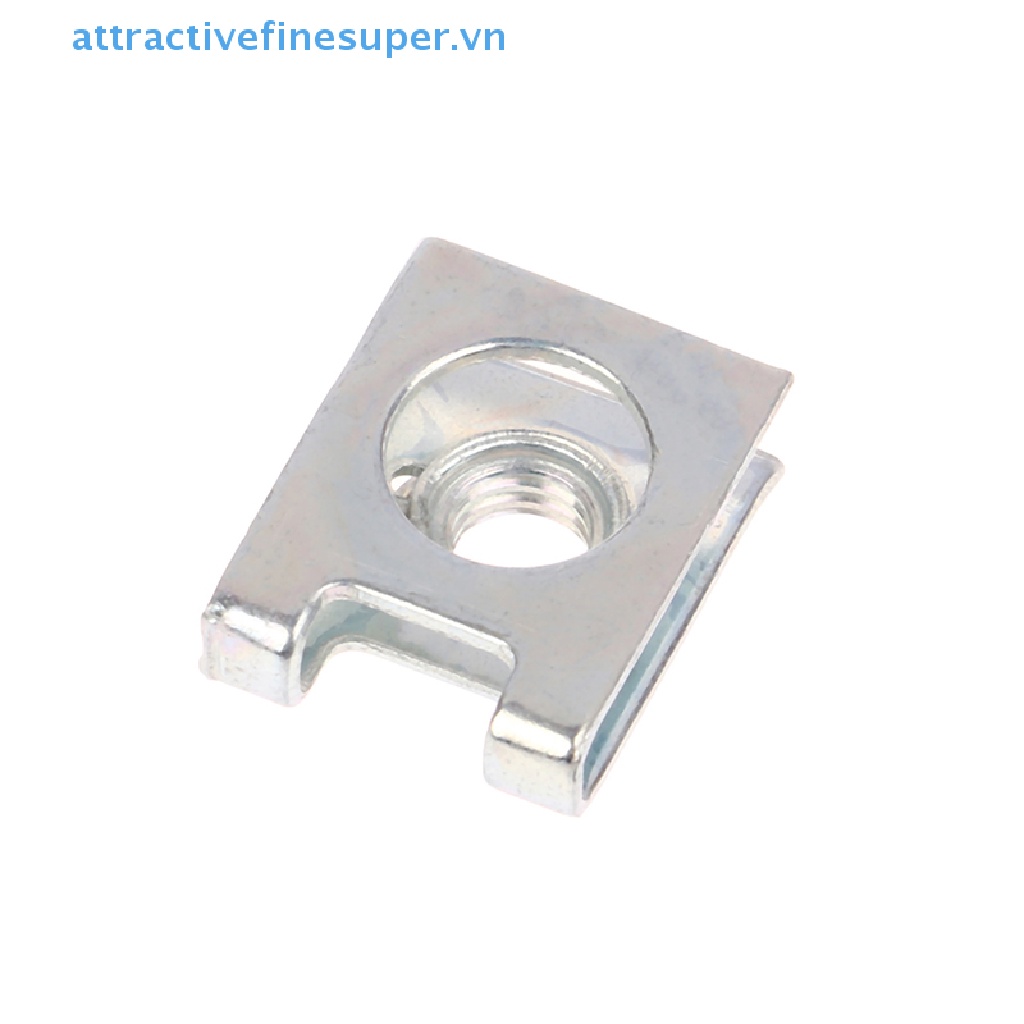 10 Ốc Vít 6mm Cố Định Biển Số Xe Hơi