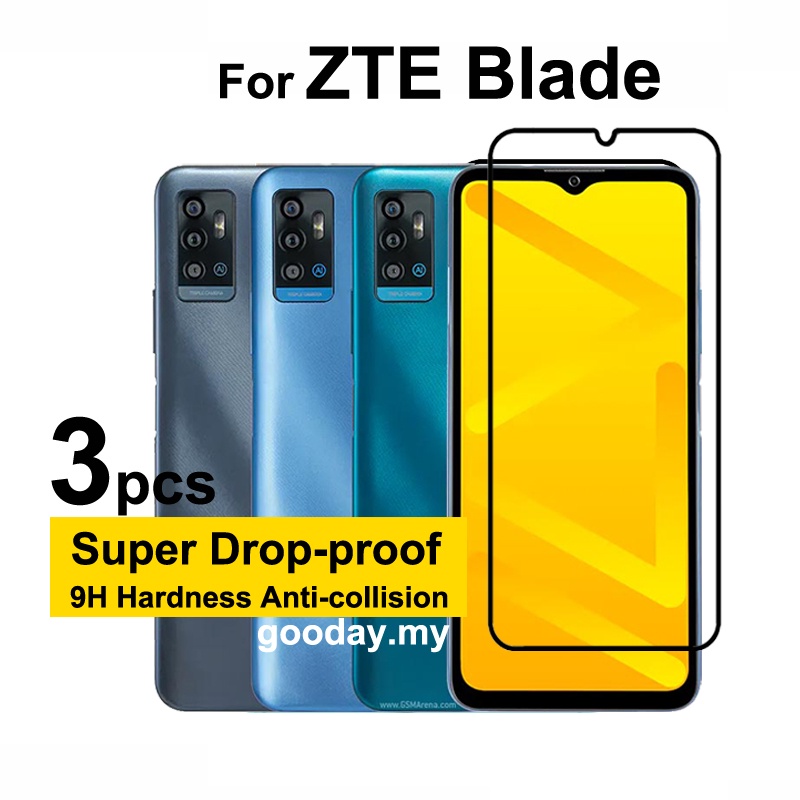 Set 3 Kính Cường Lực Cho zte blade a71 a51 a72 a52 a31 plus a7s a5 a5s 2020 a7 prime nubia red magic 8 pro 7 7s 6 6s 8 pro plus 5s 5g 3 3s Phim