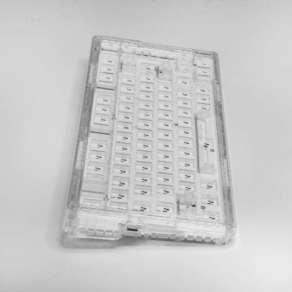 Bàn Phím Cơ Chơi game Có Dây 75% zt82 Trong Suốt Màu Cầu Vồng