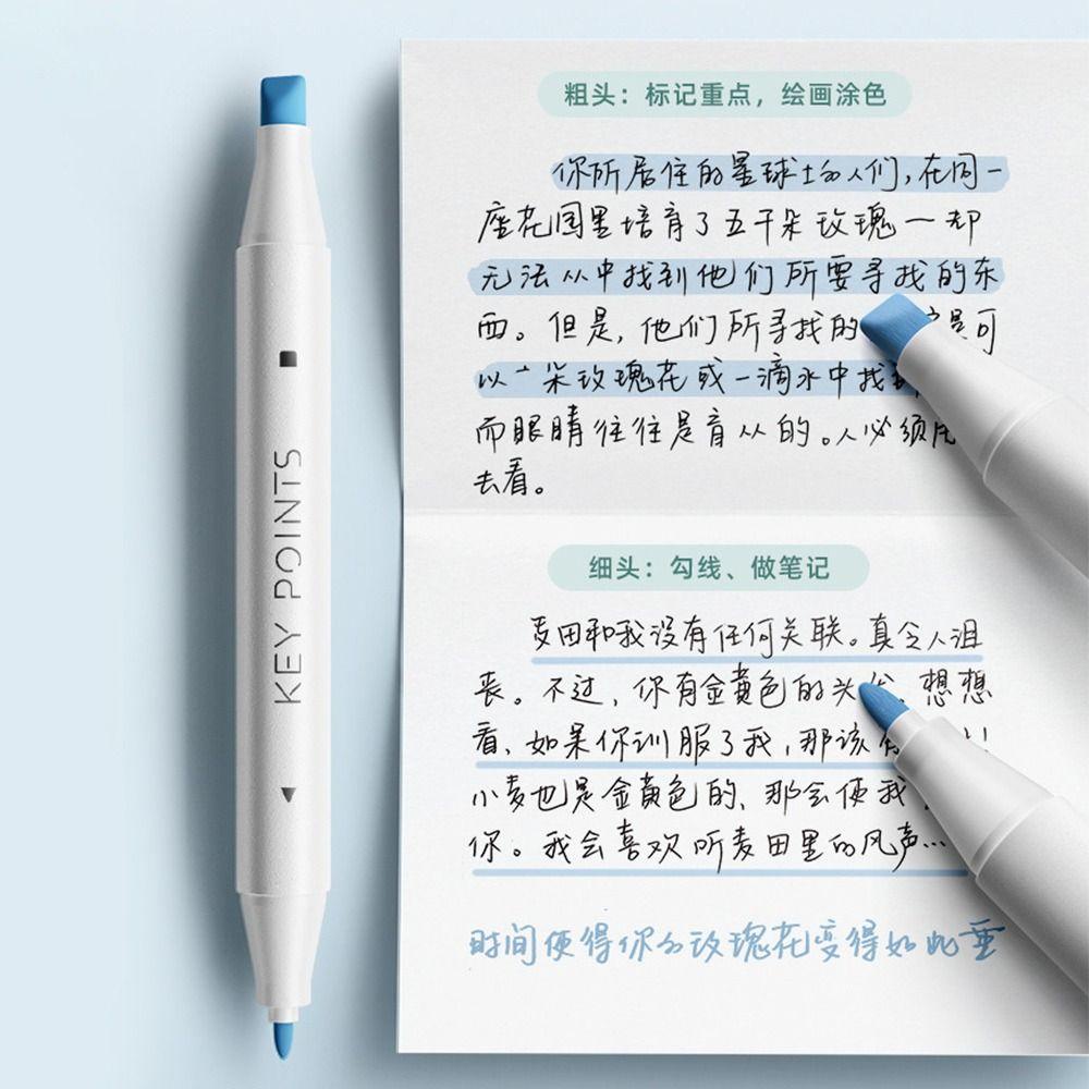 CHOOKEY Bút Đánh Dấu Hai Đầu Màu Sắc Dạ Quang Dành Cho Học Sinh / Văn Phòng