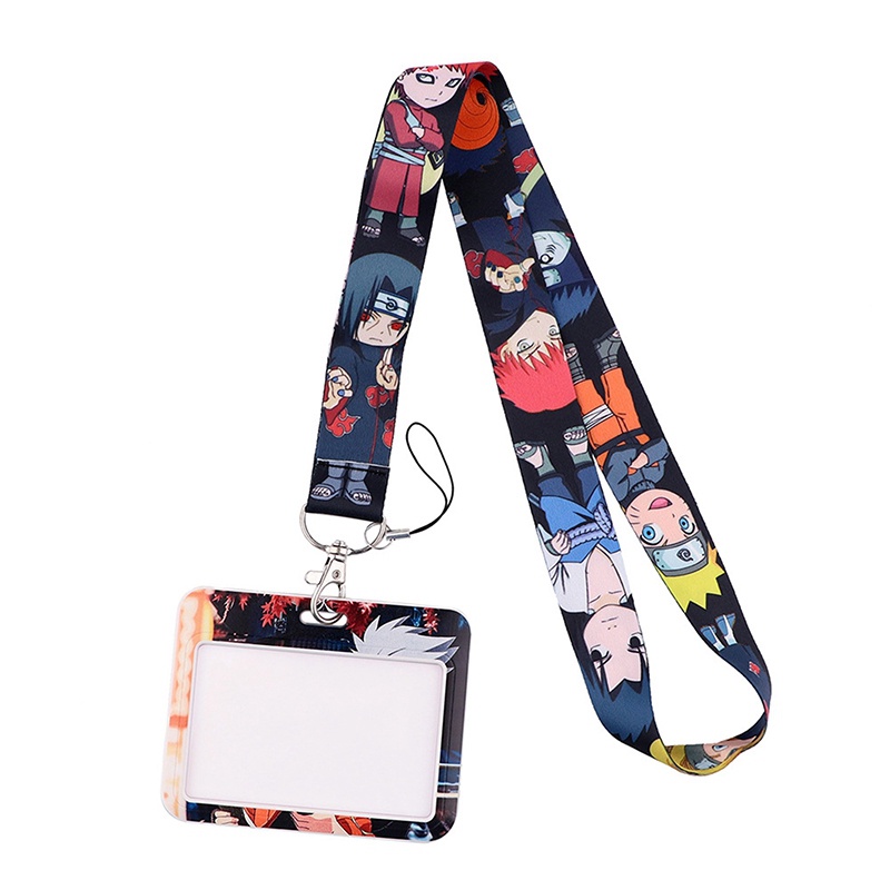 Vỏ Bảo Vệ Thẻ Học Sinh Margot3 In Hoạt Hình Naruto Kèm Dây Đeo Tiện Dụng