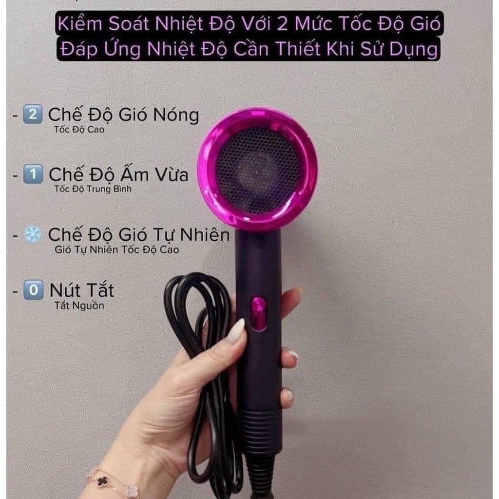 Máy sấy tóc Wei.Laiya 1800W + 6% shopee