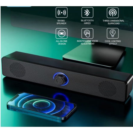 Loa Bluetooth 350TS Dây Dài Đầu Cắm USB Cho Laptop