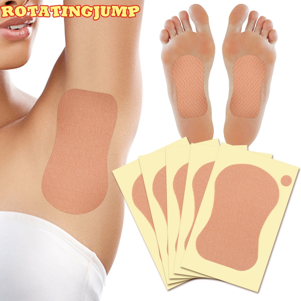 Miếng Dán Thấm Hút Mồ Hôi Cánh Tay Chân Tự Dính Thoáng Khí Thoải Mái Cho unisex