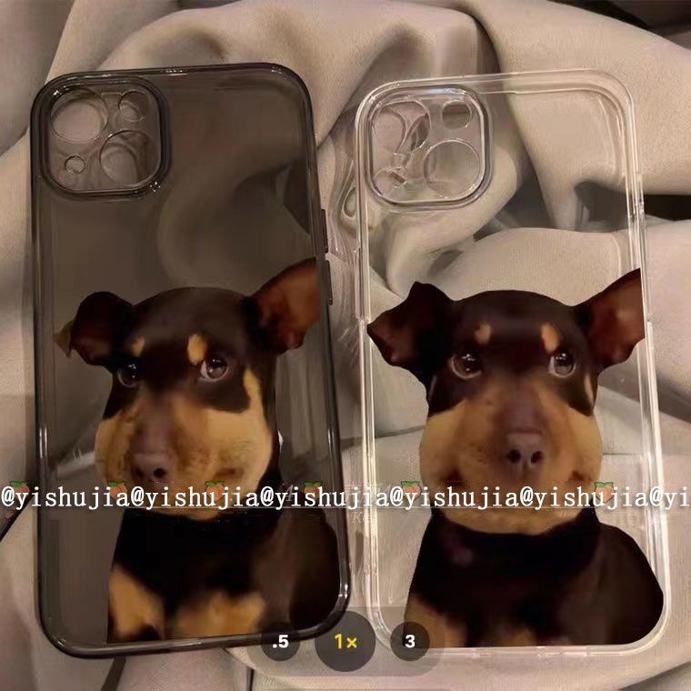 ✅Ốp Điện Thoại Silicon Mềm Màu Trong Suốt Hình Chú Cún NGX7 Cho iPhone 14 / 13promax 12 11 xs / xr 8Pin