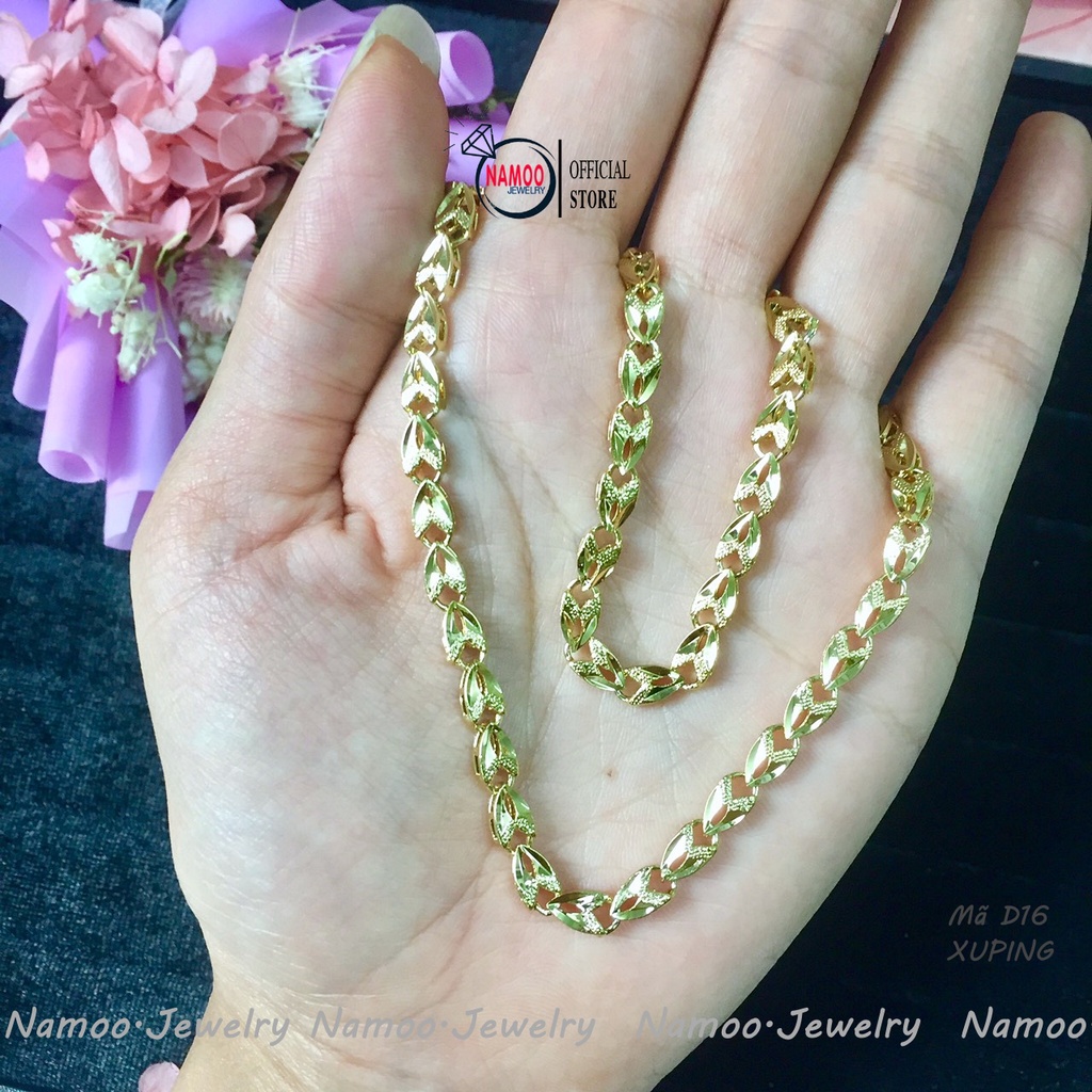 Dây Chuyền Trơn Hàng Cao Cấp D16 bền Màu Bảo Hành 6 tháng Ko Đen Gỉ, Dùng Hàng Ngày