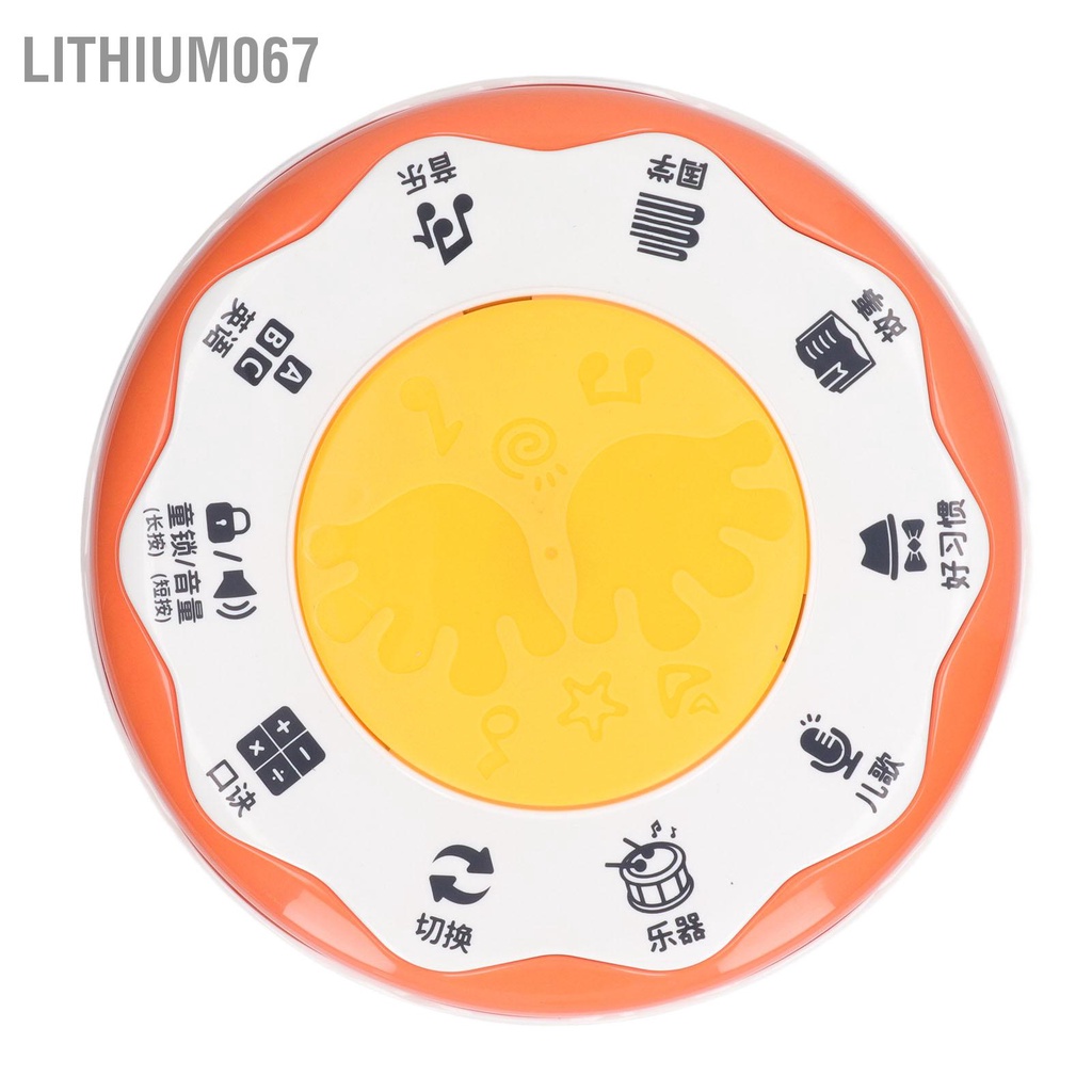 Bộ Đồ Chơi Trống Điện Tử Có Nhạc và Đèn Nhiều Màu Cho Bé,Có Thể Sạc USB,Phát Triển Khả Năng Nghe và Cảm Thụ Âm - Có Micro Cho Gia Đình Mẫu Giáo Quà Tặng - Lithium067