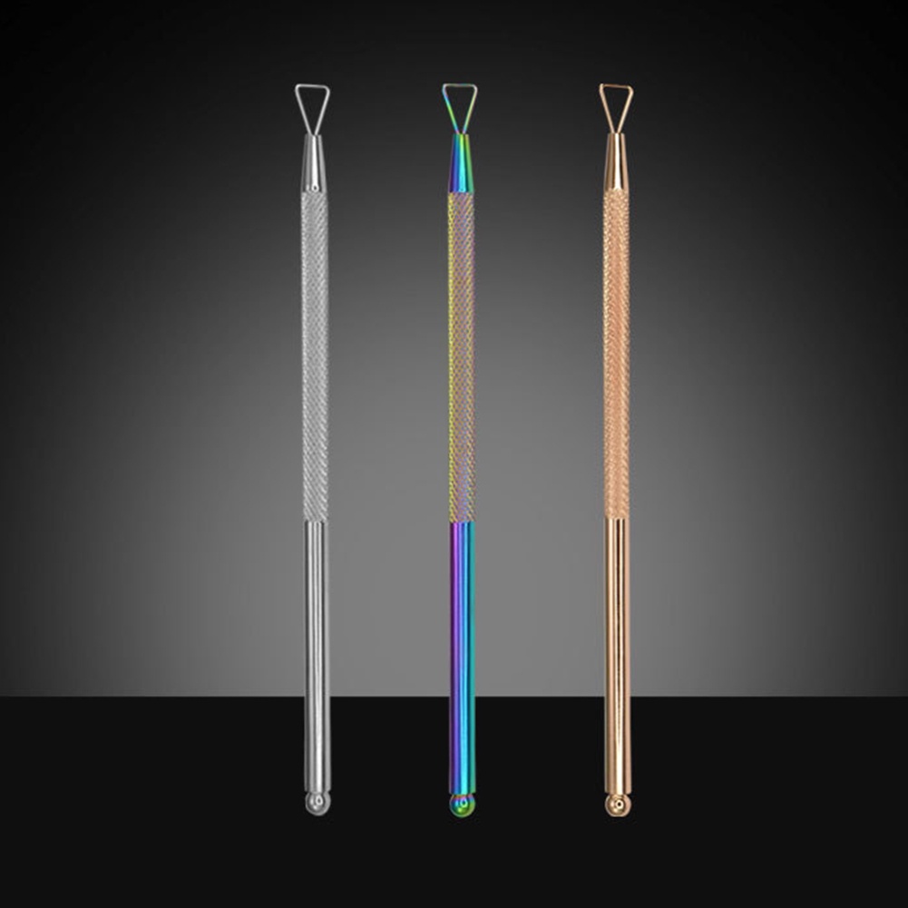 Dụng Cụ Tẩy Sơn Móng Tay Hình Tam Giác Bằng Thép Không Gỉ