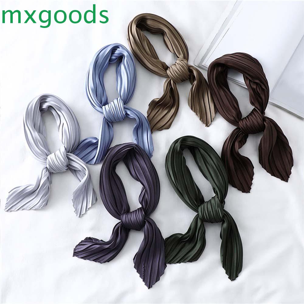 Khăn choàng cổ hình vuông bằng lụa satin phong cách thời trang cho nữ