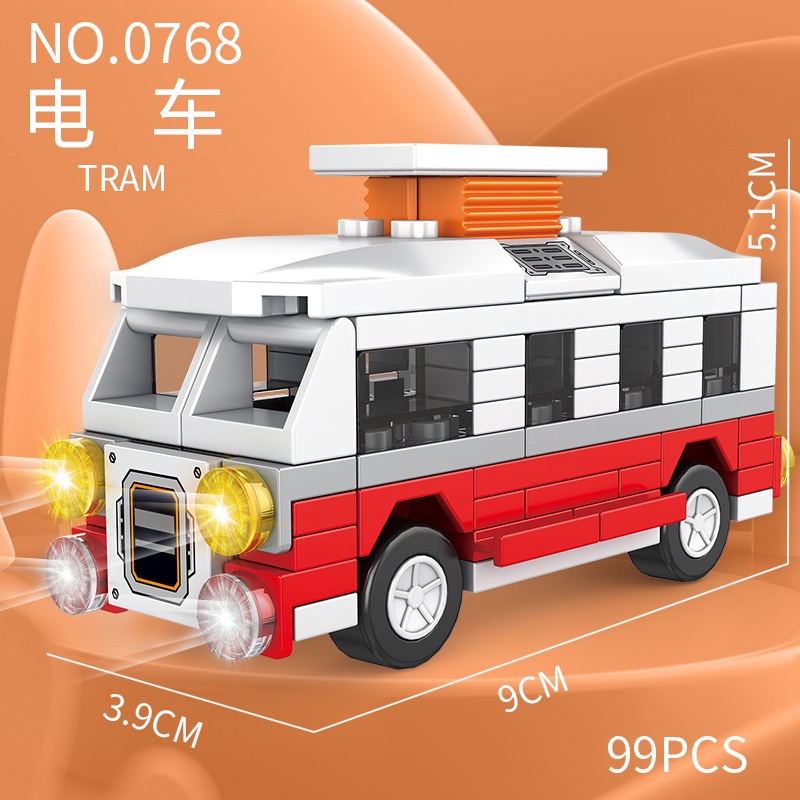 Bộ Đồ Chơi Lắp Ráp LEGO Hình Xe Hơi Giáo Dục Sớm Dành Cho Bé