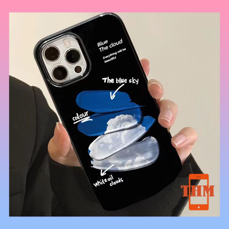 Ốp lưng iphone Màu sắc trời xanh mây trắng,  mềm silicon Cho Iphone 6 / 6S / 6splus / se / 7 / 7plus / 8 / 8plus / X / xs / xsmax / 11 / 12 / 13 / 14 / Plus / Pro / Pro Max-509