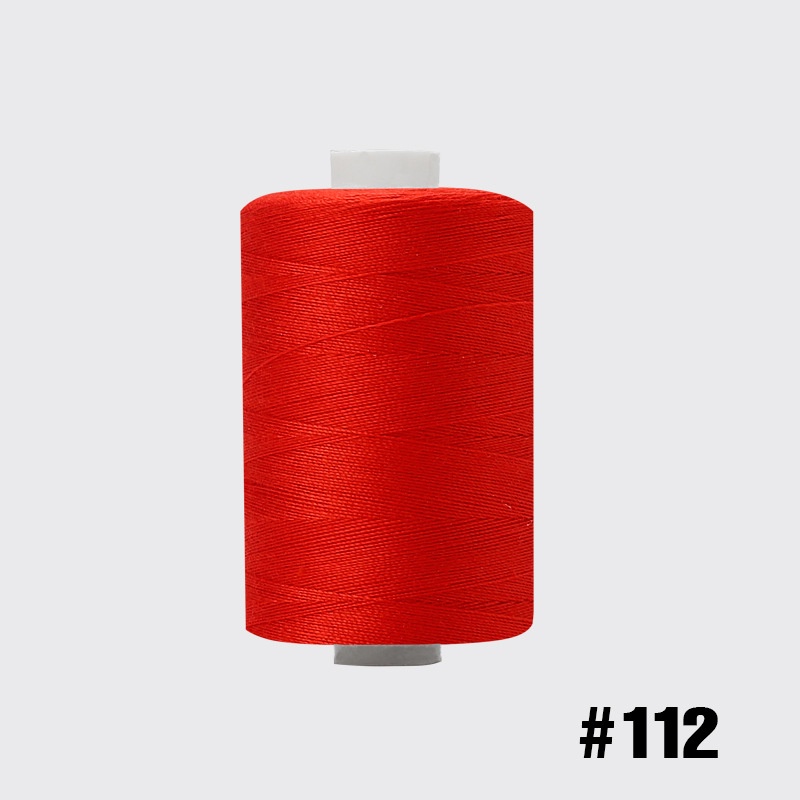 100% Polyester chỉ may cho quần jean quilting 300m/Bobbin cho tay may chỉ thô bền 203 dày 300m