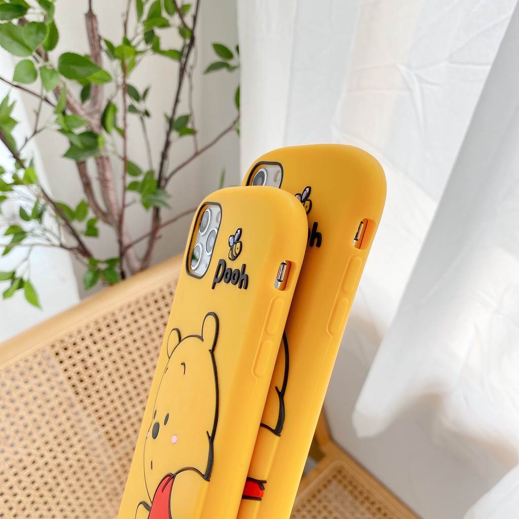 Ốp Điện Thoại Mềm Chống Sốc In Hình Gấu Pooh Hoạt Hình Cho Iphone 14 14PRO max 13 12PRO max 13pro max 11 XS MAX6 / 7 / 8PLUS