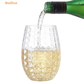 Wallhot> Wine Glasses Whiskey Cocktail Juice Drinking Plastic Cups for Pool Party Picnics well