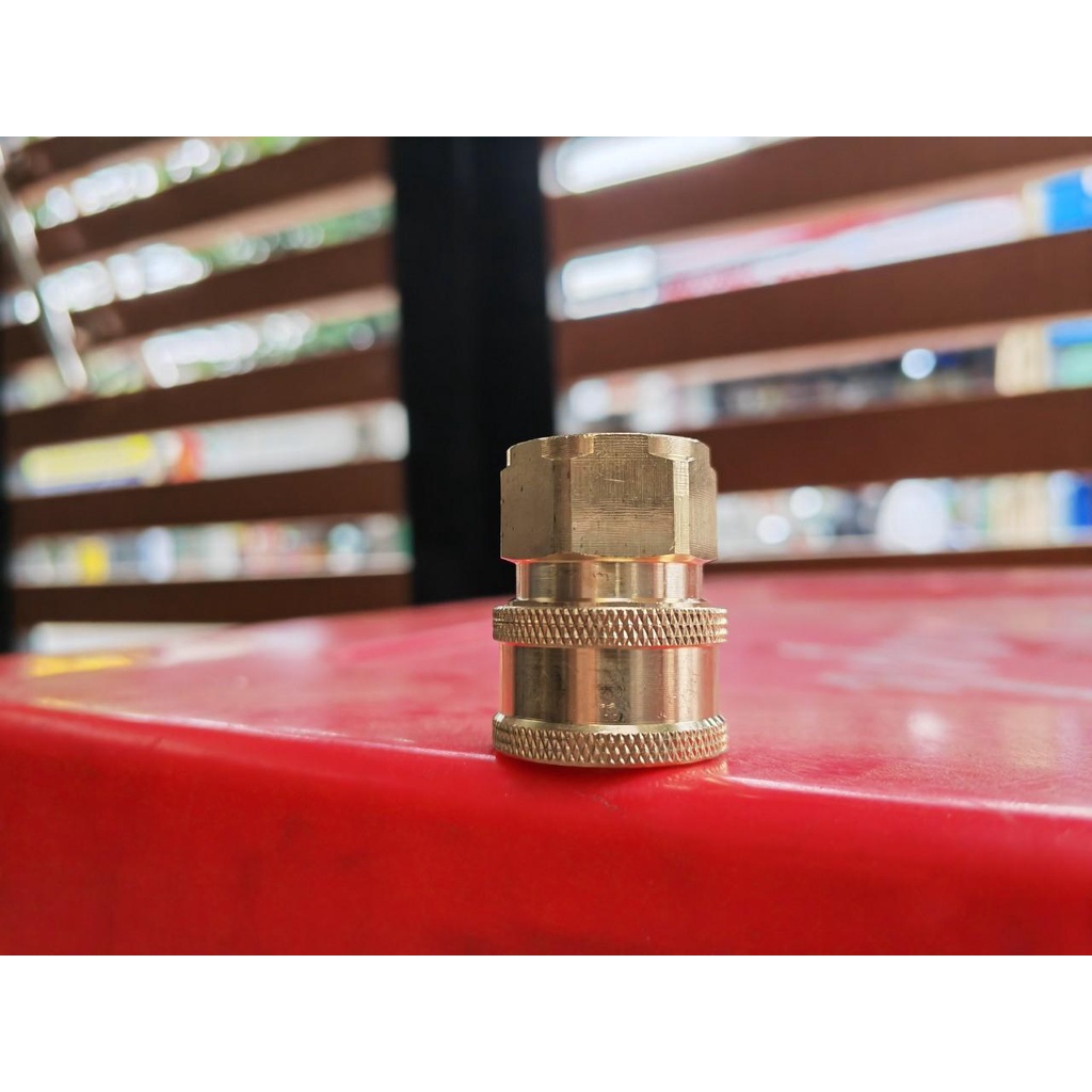 Khớp Nối Nhanh Dây Cao Áp 3/8 Cho Máy Rửa Xe Công Nghiệp ,Rửa Xe Gia Đình Ren 22,Ren 21