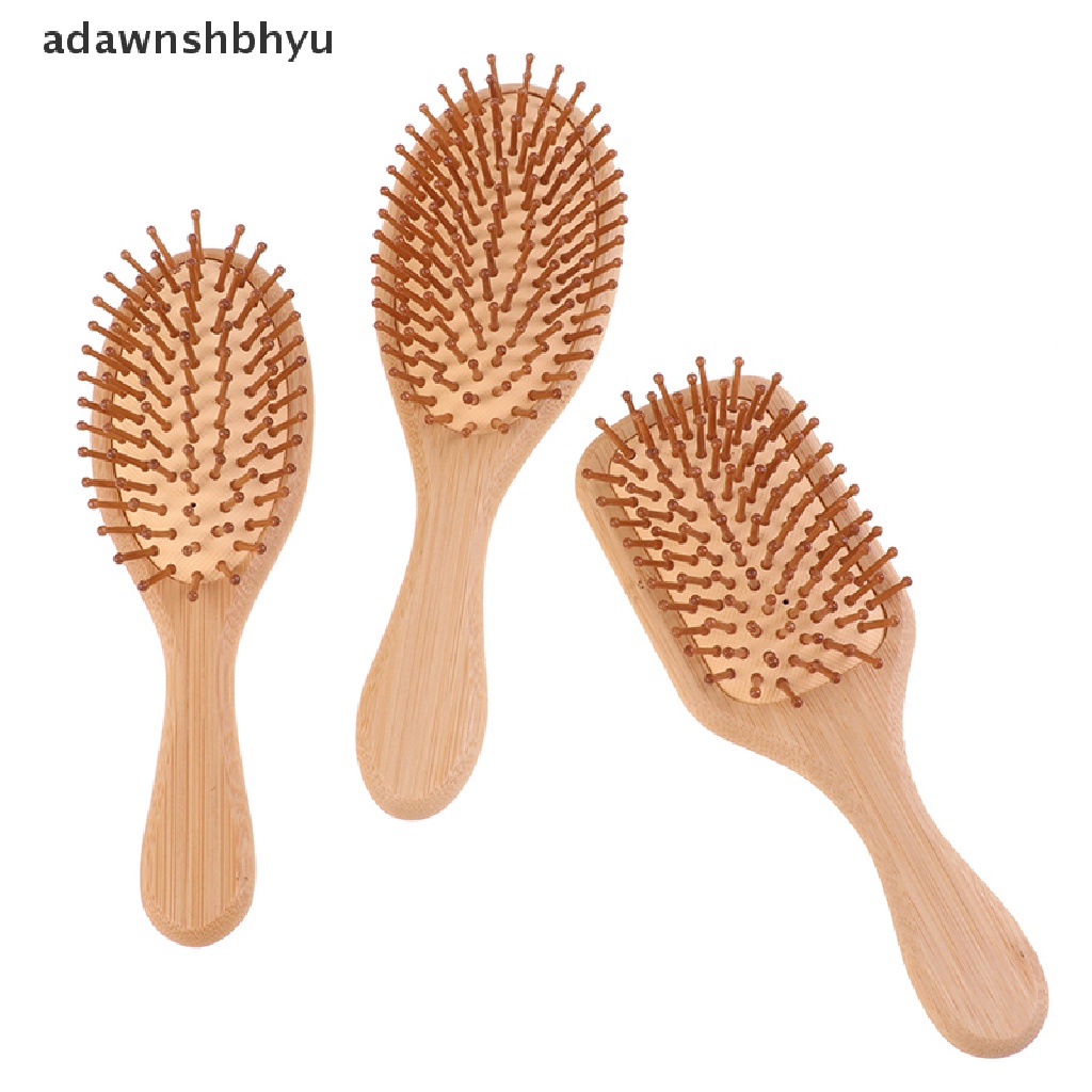 1 Lược Chải Tóc Massage Da Đầu Chống Tĩnh Điện Bằng Tre