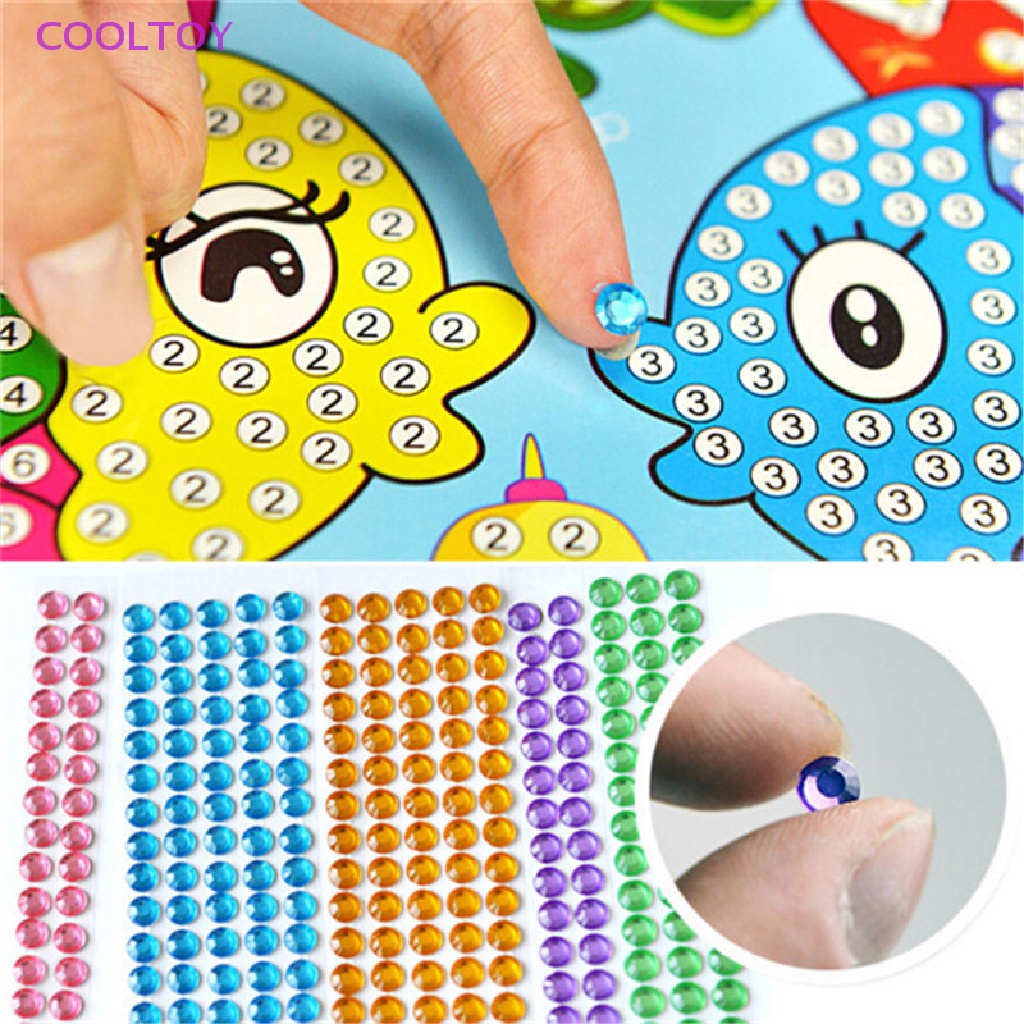 Cooltoy Bộ Tranh Đính Đá 5D Tự Làm Họa Tiết Hoạt Hình Giáo Dục Sớm Cho Bé