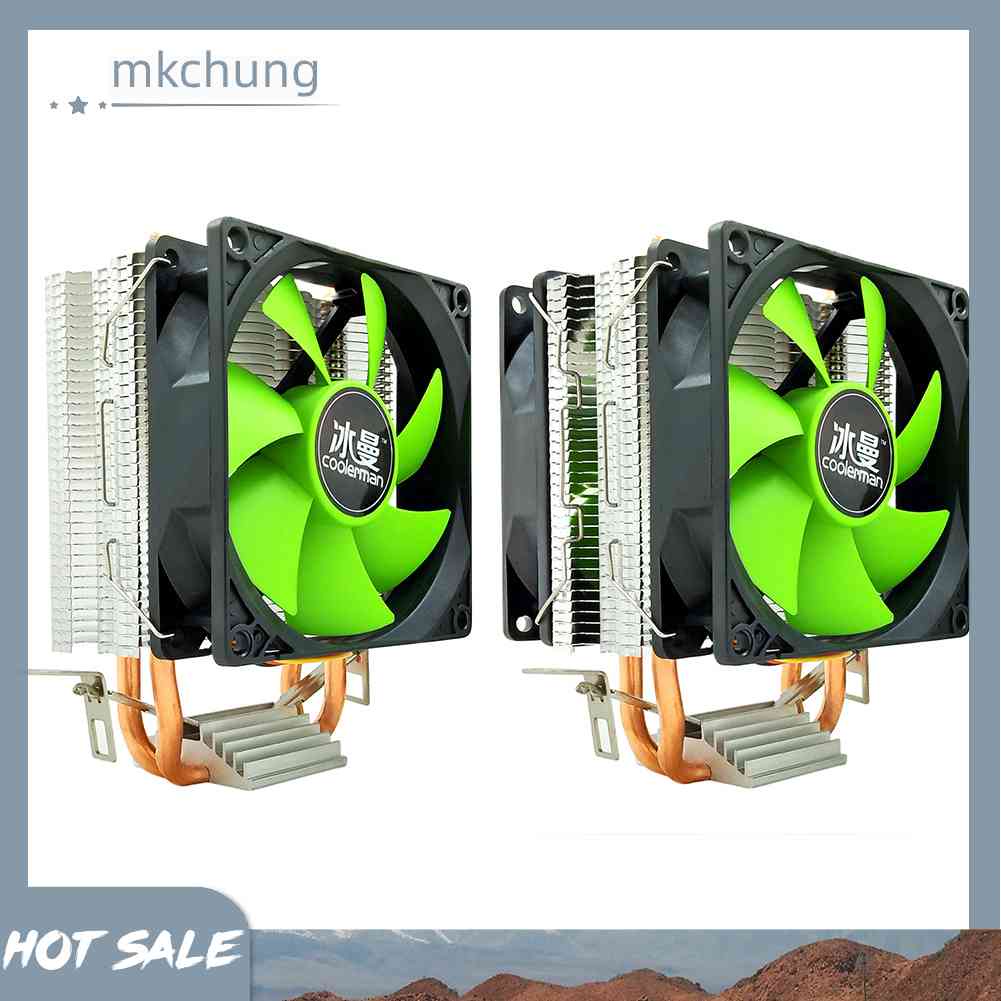 Quạt TảN NhiệT CPU 2 ỐNg 3-Pin MX2