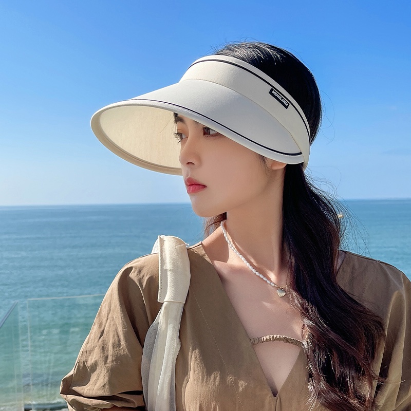 Mũ Chống Nắng Tia UV Hở Chóp Thời Trang Mùa Xuân Phong Cách Nhật Bản Mới Dễ Phối Đồ Cho Nữ
