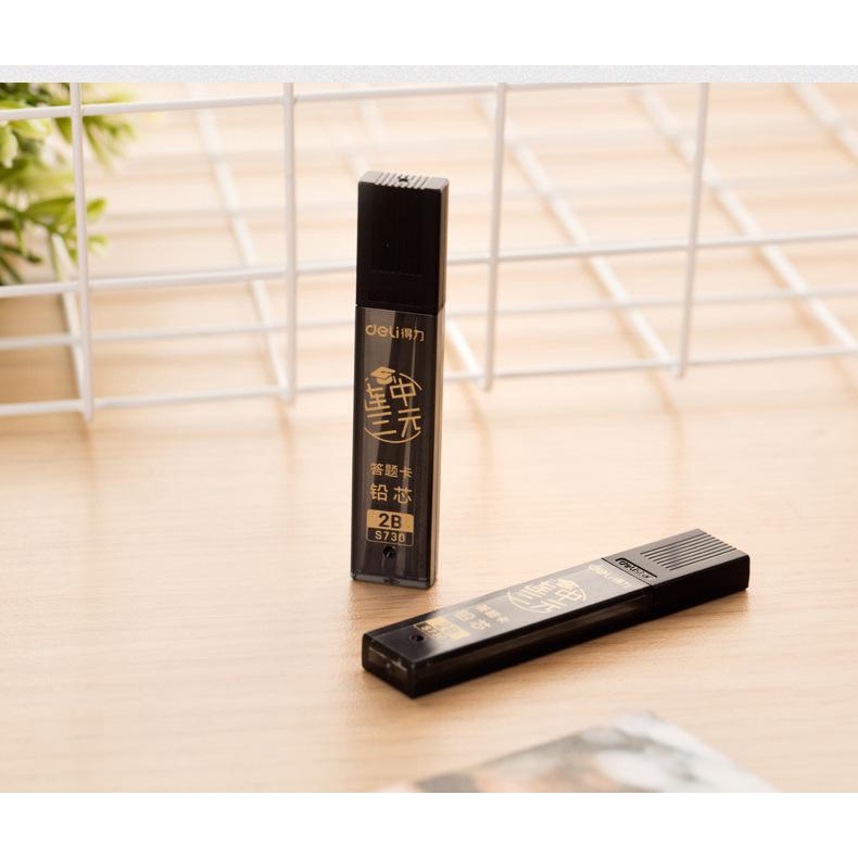 HỘP NGÒI BÚT CHÌ TÔ TRẮC NGHIỆM DELI 2B S730