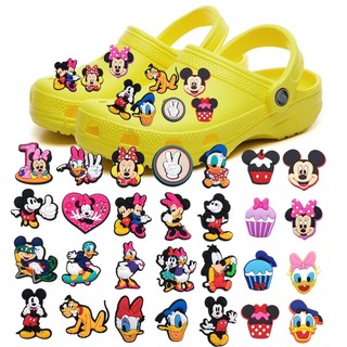 Disney dễ thương ghim trang trí hình chuột mickey / minnie / vịt donald / cún / chuột mickey cho trẻ em charms