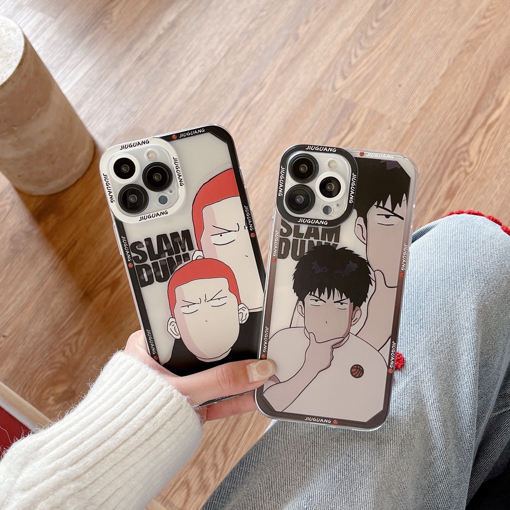 Ốp Điện Thoại TPU Silicon Mềm Trong Suốt Chống Sốc In Hình Nhân Vật Hanamichi Sakuragi Cho iPhone 14 13 12 11 PRO XS XR Max 7 8 Plus