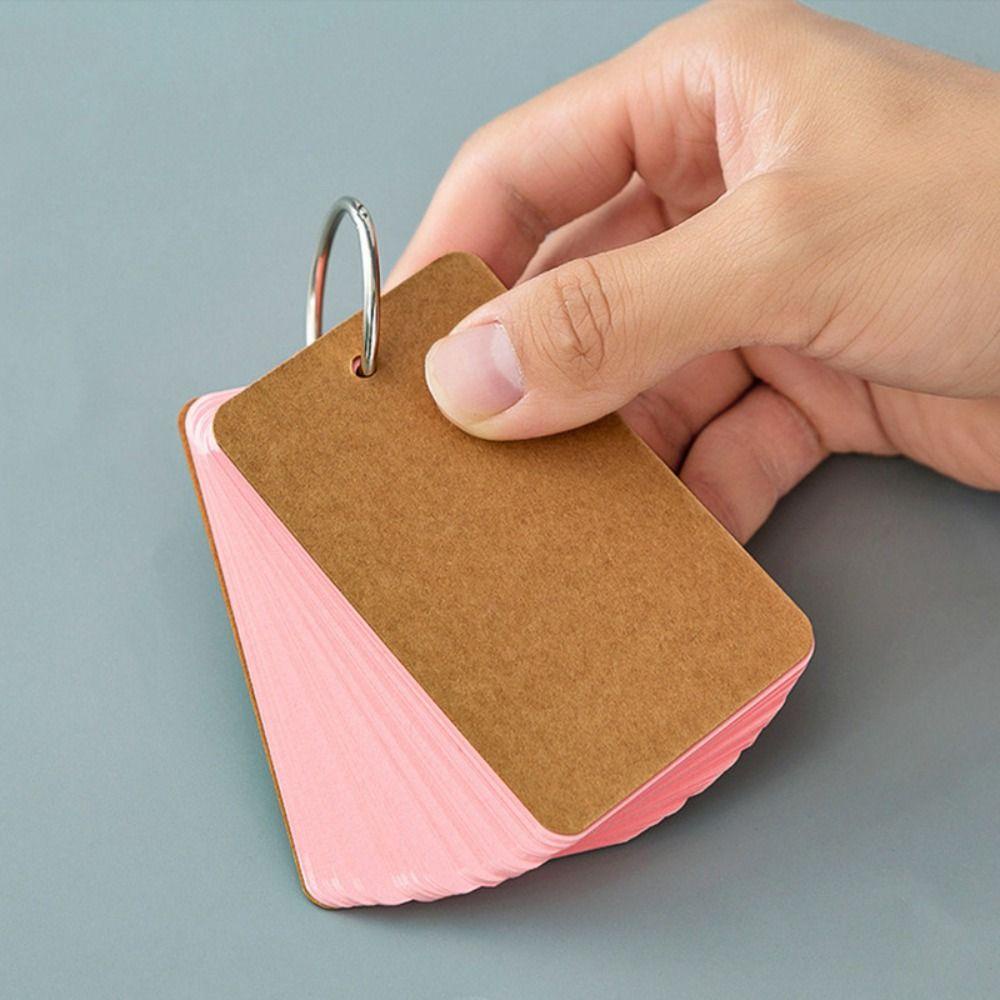 Sổ Ghi Chú Bìa Cứng Kèm Vòng Kim Loại Mini Tiện Dụng