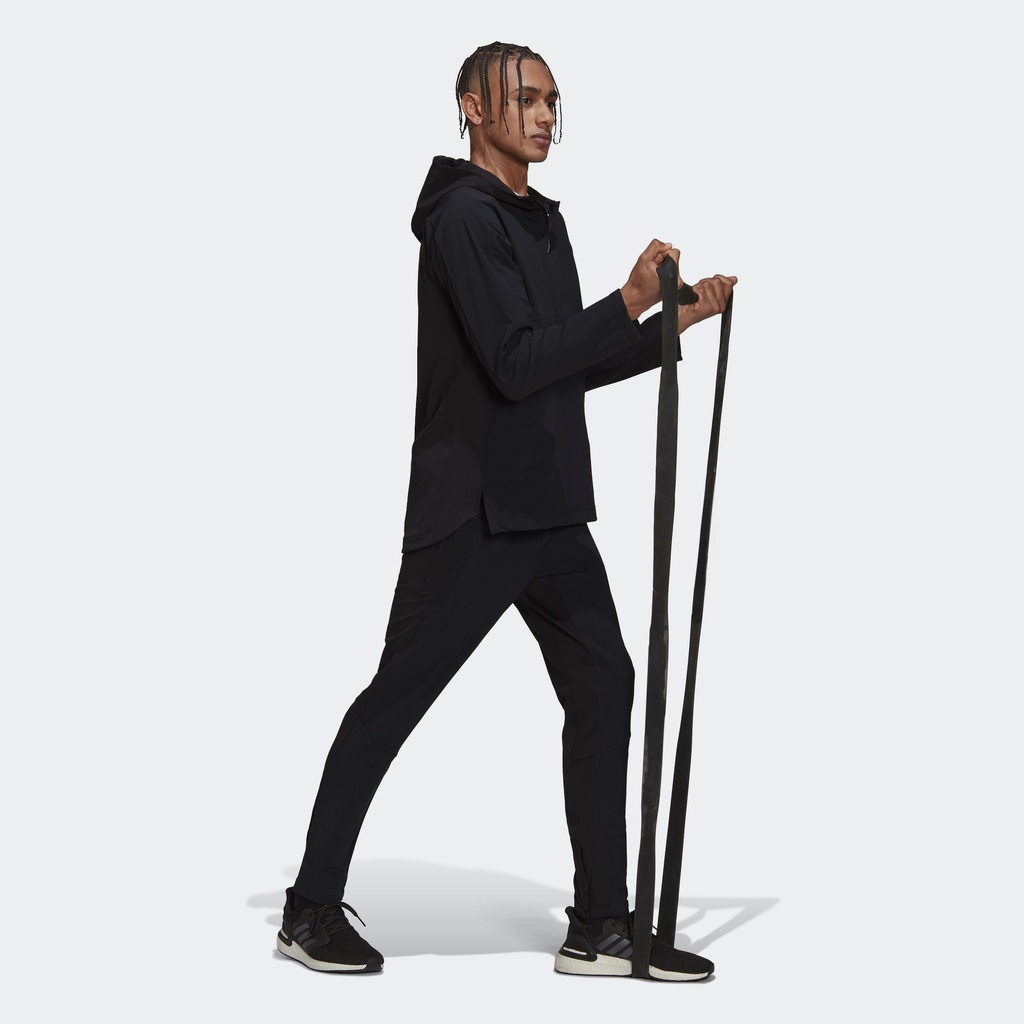 Adidas Tập luyện Áo Hoodie Khóa Kéo Lửng Tập Luyện Cordura Nam Đen HD3519