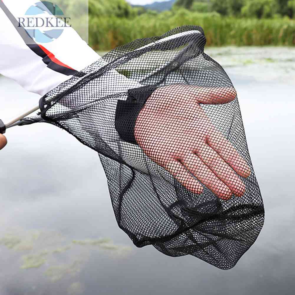 Lưới Bắt Cá 50cm Bằng Hợp Kim Nhôm Có Thể Gập Lại