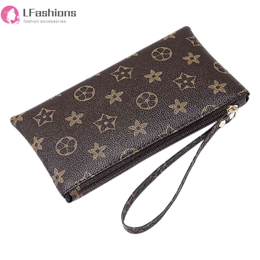 ❀ Áo Thun Tay Ngắn In Chữ Lovefashionss Thời Trang ❀ Ví Dài Nữ Da PU Có Dây Kéo