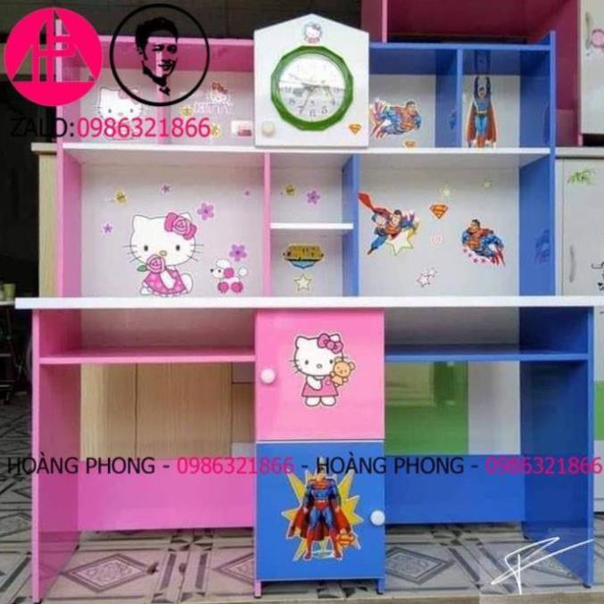 Bàn học sinh đôi Trai Gái đẹp ( 1M6 ) #100% Miễn phí $ Vận chuyển Bảo hành 2 năm tại nhà