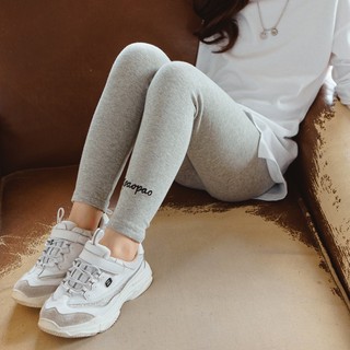 Quần Legging Dài Tới Mắt Cá Chân Màu Trơn Mỏng Co Giãn Tốt 100-170cm Dễ Phối Đồ Thời Trang Cho Bé Gái