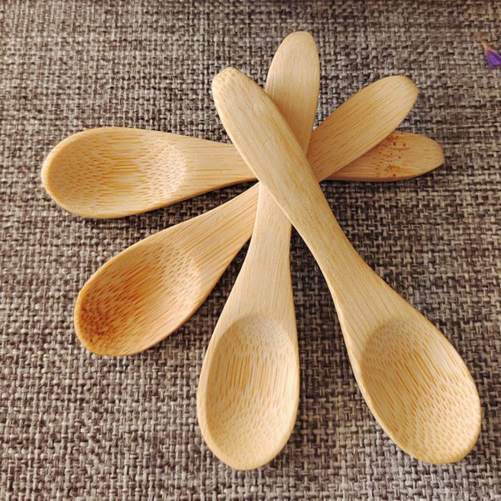 AARON1 Muỗng Múc Kem Bằng Tre Tự Nhiên Đa Năng Chống Bỏng