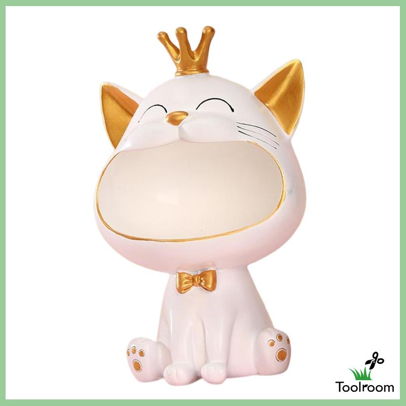 Mô Hình Mèo Bằng Nhựa Resin Trang Trí Chìa Khóa / Trang Sức / Phòng Khách