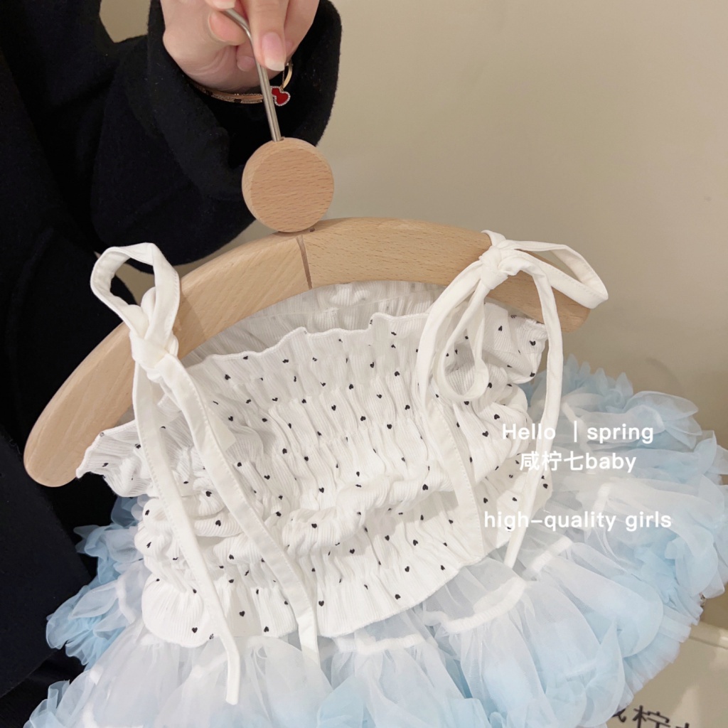 Đầm Xòe Công Chúa Thời Trang Mùa Hè Xinh Xắn Cho Bé Gái