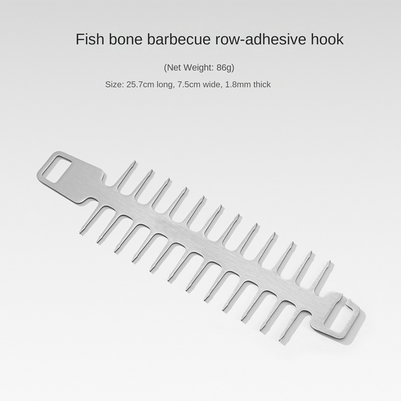 1 Xiên Nướng Bbq Hình Xương Cá Có Thể Tái Sử Dụng