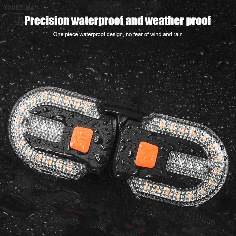 Đèn LED Xi Nhan 3 Trong 1 30lm Gắn Đuôi Xe Đạp Kèm Điều Khiển Từ Xa